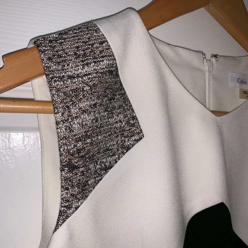 Calvin Klein sleeveless Color block dress - Picture 3 of 8
